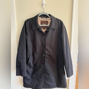 Coach Black Short Trench